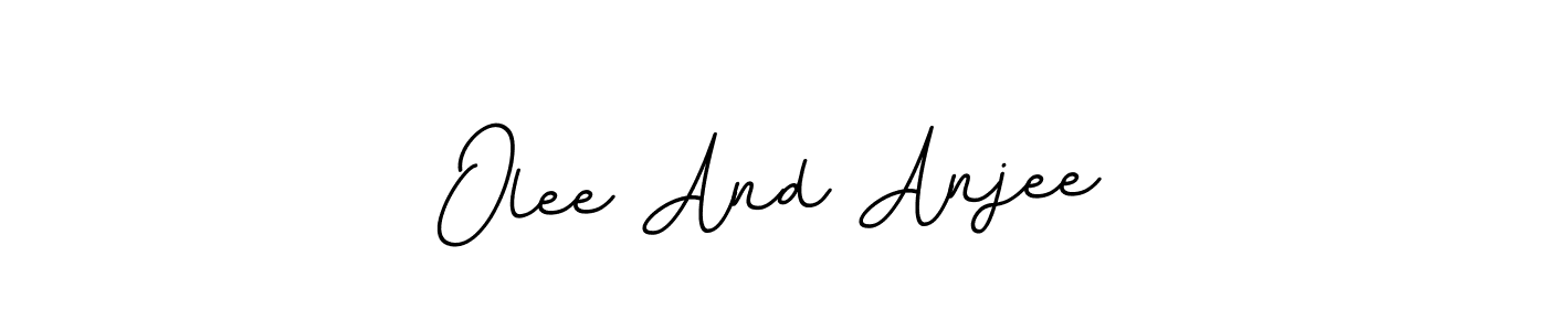 It looks lik you need a new signature style for name Olee And Anjee. Design unique handwritten (BallpointsItalic-DORy9) signature with our free signature maker in just a few clicks. Olee And Anjee signature style 11 images and pictures png