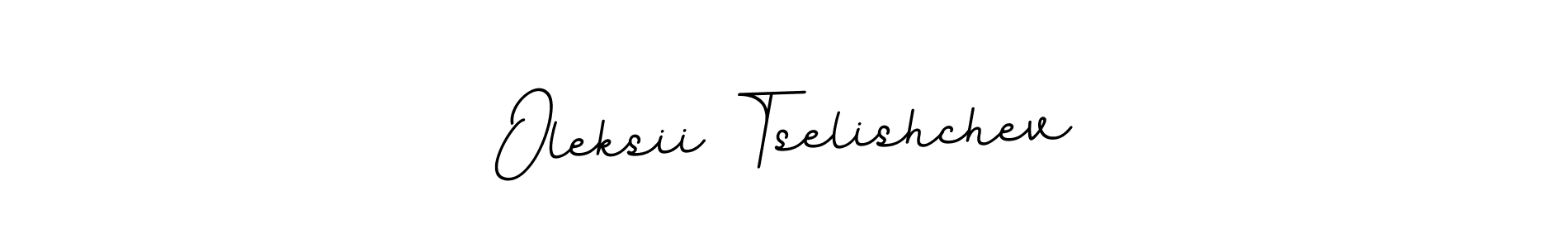 How to make Oleksii Tselishchev name signature. Use BallpointsItalic-DORy9 style for creating short signs online. This is the latest handwritten sign. Oleksii Tselishchev signature style 11 images and pictures png