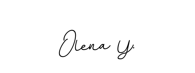 Also we have Olena Y. name is the best signature style. Create professional handwritten signature collection using BallpointsItalic-DORy9 autograph style. Olena Y. signature style 11 images and pictures png