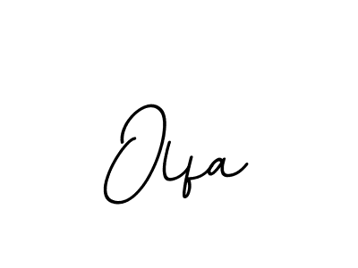 Use a signature maker to create a handwritten signature online. With this signature software, you can design (BallpointsItalic-DORy9) your own signature for name Olfa. Olfa signature style 11 images and pictures png