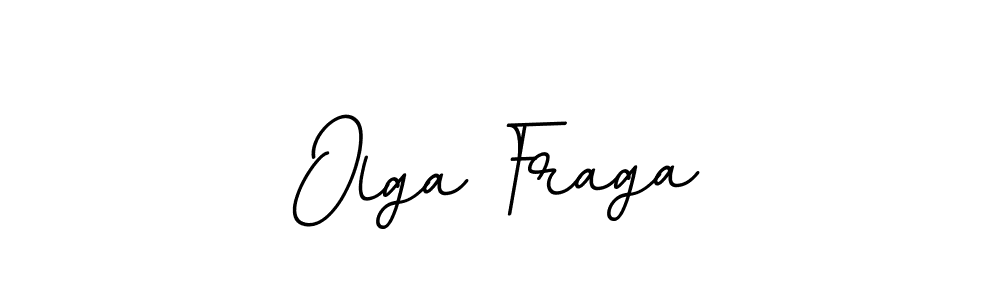 How to make Olga Fraga name signature. Use BallpointsItalic-DORy9 style for creating short signs online. This is the latest handwritten sign. Olga Fraga signature style 11 images and pictures png