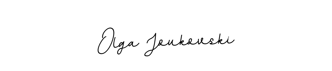 This is the best signature style for the Olga Joukovski name. Also you like these signature font (BallpointsItalic-DORy9). Mix name signature. Olga Joukovski signature style 11 images and pictures png