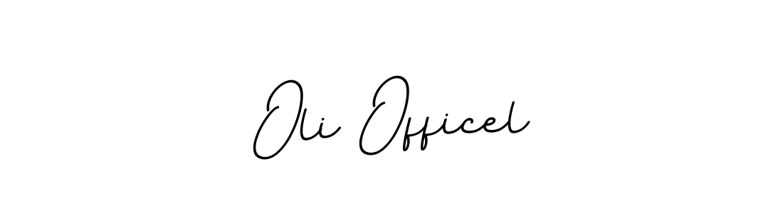 How to make Oli Officel name signature. Use BallpointsItalic-DORy9 style for creating short signs online. This is the latest handwritten sign. Oli Officel signature style 11 images and pictures png