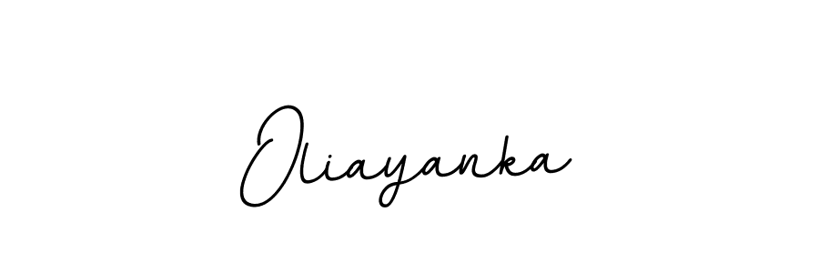 Make a beautiful signature design for name Oliayanka. With this signature (BallpointsItalic-DORy9) style, you can create a handwritten signature for free. Oliayanka signature style 11 images and pictures png