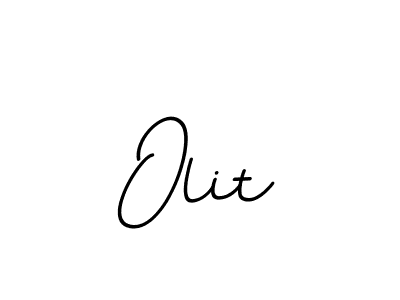 You should practise on your own different ways (BallpointsItalic-DORy9) to write your name (Olit) in signature. don't let someone else do it for you. Olit signature style 11 images and pictures png