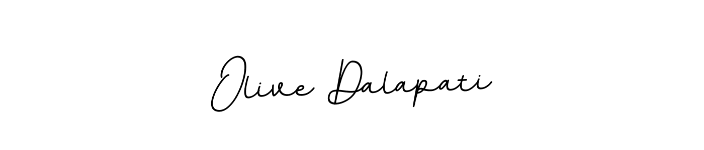 Create a beautiful signature design for name Olive Dalapati. With this signature (BallpointsItalic-DORy9) fonts, you can make a handwritten signature for free. Olive Dalapati signature style 11 images and pictures png