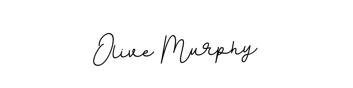 How to make Olive Murphy name signature. Use BallpointsItalic-DORy9 style for creating short signs online. This is the latest handwritten sign. Olive Murphy signature style 11 images and pictures png