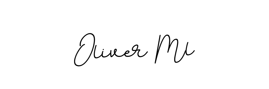 This is the best signature style for the Oliver Ml name. Also you like these signature font (BallpointsItalic-DORy9). Mix name signature. Oliver Ml signature style 11 images and pictures png