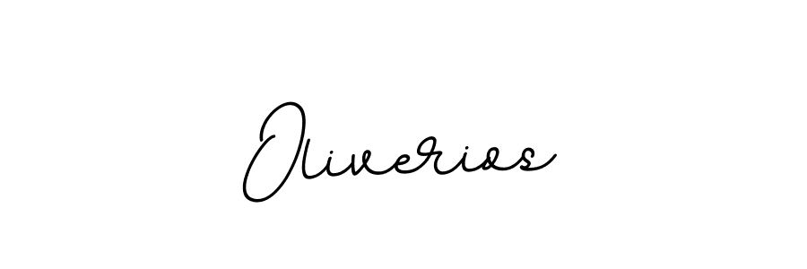 How to make Oliverios name signature. Use BallpointsItalic-DORy9 style for creating short signs online. This is the latest handwritten sign. Oliverios signature style 11 images and pictures png