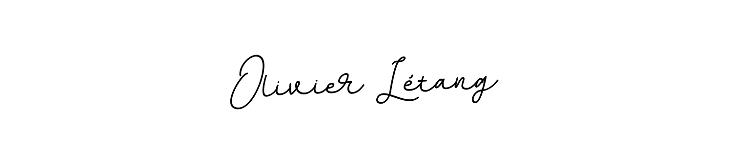 You should practise on your own different ways (BallpointsItalic-DORy9) to write your name (Olivier Létang) in signature. don't let someone else do it for you. Olivier Létang signature style 11 images and pictures png