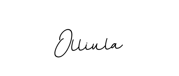 You should practise on your own different ways (BallpointsItalic-DORy9) to write your name (Olliula) in signature. don't let someone else do it for you. Olliula signature style 11 images and pictures png