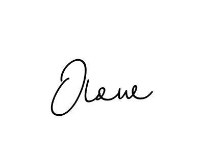 Use a signature maker to create a handwritten signature online. With this signature software, you can design (BallpointsItalic-DORy9) your own signature for name Olow. Olow signature style 11 images and pictures png