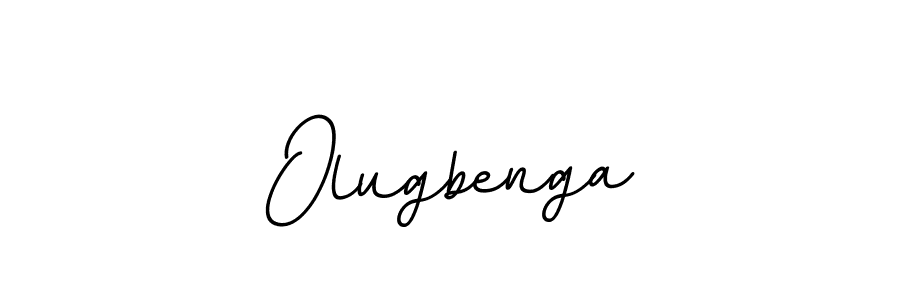 Make a beautiful signature design for name Olugbenga. With this signature (BallpointsItalic-DORy9) style, you can create a handwritten signature for free. Olugbenga signature style 11 images and pictures png