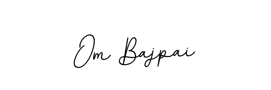 Create a beautiful signature design for name Om Bajpai. With this signature (BallpointsItalic-DORy9) fonts, you can make a handwritten signature for free. Om Bajpai signature style 11 images and pictures png