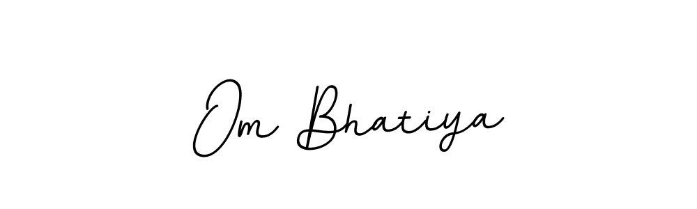 Make a short Om Bhatiya signature style. Manage your documents anywhere anytime using BallpointsItalic-DORy9. Create and add eSignatures, submit forms, share and send files easily. Om Bhatiya signature style 11 images and pictures png