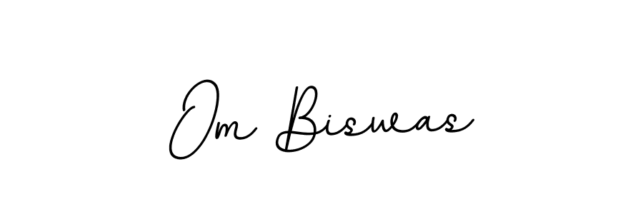 Om Biswas stylish signature style. Best Handwritten Sign (BallpointsItalic-DORy9) for my name. Handwritten Signature Collection Ideas for my name Om Biswas. Om Biswas signature style 11 images and pictures png