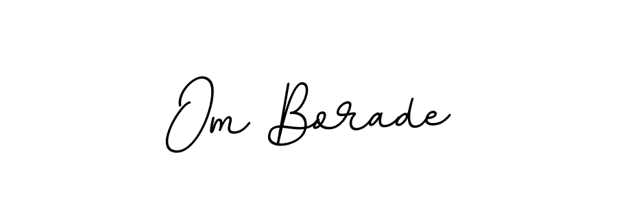 Use a signature maker to create a handwritten signature online. With this signature software, you can design (BallpointsItalic-DORy9) your own signature for name Om Borade. Om Borade signature style 11 images and pictures png