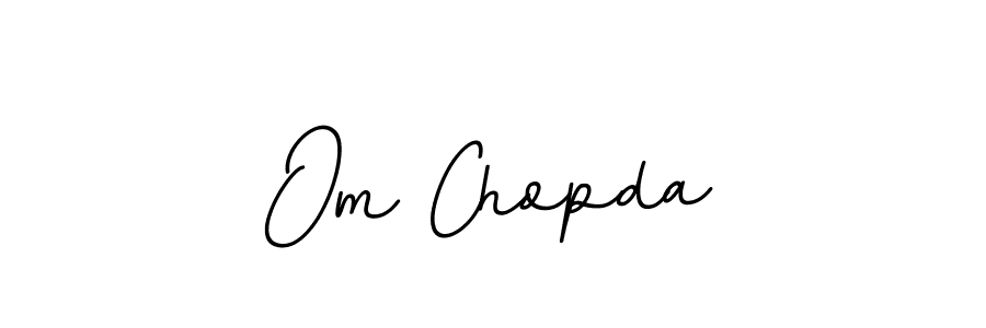 Om Chopda stylish signature style. Best Handwritten Sign (BallpointsItalic-DORy9) for my name. Handwritten Signature Collection Ideas for my name Om Chopda. Om Chopda signature style 11 images and pictures png