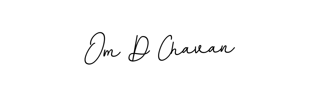 Design your own signature with our free online signature maker. With this signature software, you can create a handwritten (BallpointsItalic-DORy9) signature for name Om D Chavan. Om D Chavan signature style 11 images and pictures png