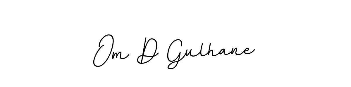 Design your own signature with our free online signature maker. With this signature software, you can create a handwritten (BallpointsItalic-DORy9) signature for name Om D Gulhane. Om D Gulhane signature style 11 images and pictures png