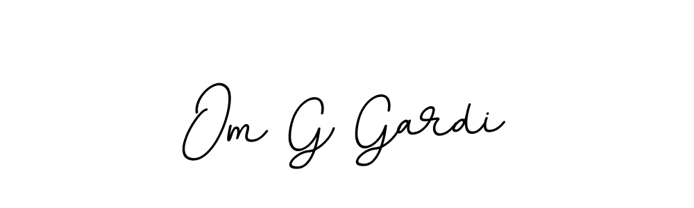 Once you've used our free online signature maker to create your best signature BallpointsItalic-DORy9 style, it's time to enjoy all of the benefits that Om G Gardi name signing documents. Om G Gardi signature style 11 images and pictures png