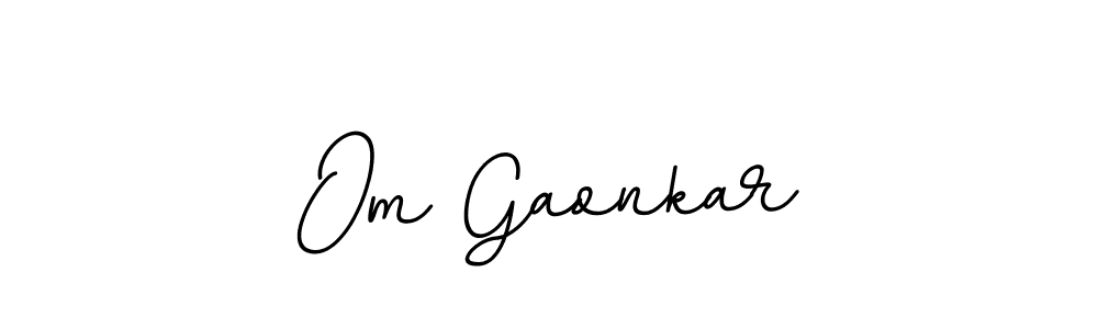It looks lik you need a new signature style for name Om Gaonkar. Design unique handwritten (BallpointsItalic-DORy9) signature with our free signature maker in just a few clicks. Om Gaonkar signature style 11 images and pictures png