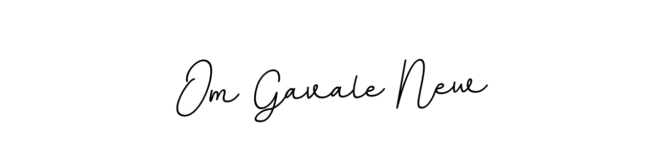 Make a beautiful signature design for name Om Gavale New. With this signature (BallpointsItalic-DORy9) style, you can create a handwritten signature for free. Om Gavale New signature style 11 images and pictures png