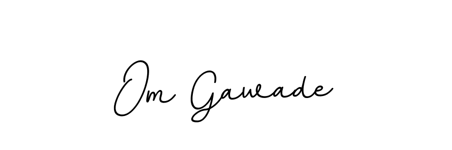 Om Gawade stylish signature style. Best Handwritten Sign (BallpointsItalic-DORy9) for my name. Handwritten Signature Collection Ideas for my name Om Gawade. Om Gawade signature style 11 images and pictures png