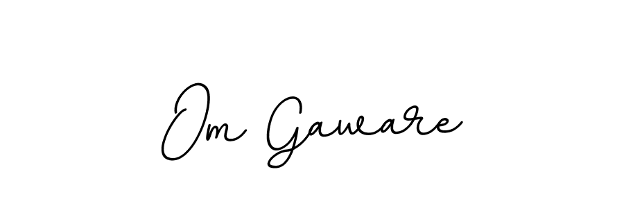 Design your own signature with our free online signature maker. With this signature software, you can create a handwritten (BallpointsItalic-DORy9) signature for name Om Gaware. Om Gaware signature style 11 images and pictures png