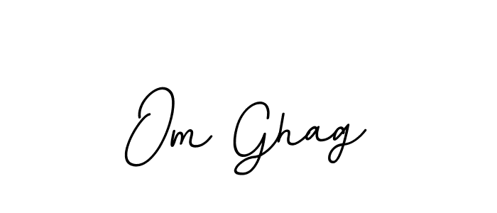 Design your own signature with our free online signature maker. With this signature software, you can create a handwritten (BallpointsItalic-DORy9) signature for name Om Ghag. Om Ghag signature style 11 images and pictures png