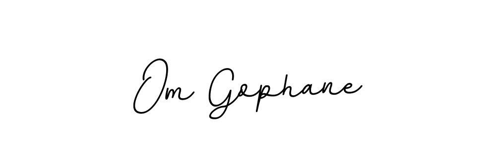 Use a signature maker to create a handwritten signature online. With this signature software, you can design (BallpointsItalic-DORy9) your own signature for name Om Gophane. Om Gophane signature style 11 images and pictures png