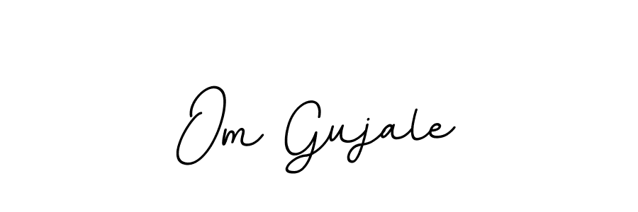 Also we have Om Gujale name is the best signature style. Create professional handwritten signature collection using BallpointsItalic-DORy9 autograph style. Om Gujale signature style 11 images and pictures png