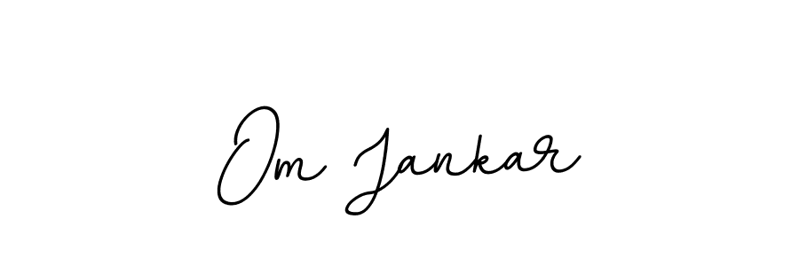 This is the best signature style for the Om Jankar name. Also you like these signature font (BallpointsItalic-DORy9). Mix name signature. Om Jankar signature style 11 images and pictures png