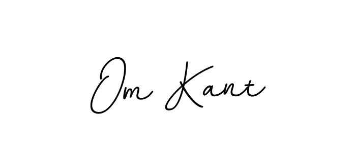 Design your own signature with our free online signature maker. With this signature software, you can create a handwritten (BallpointsItalic-DORy9) signature for name Om Kant. Om Kant signature style 11 images and pictures png