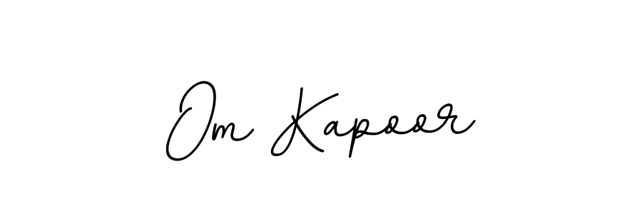 Create a beautiful signature design for name Om Kapoor. With this signature (BallpointsItalic-DORy9) fonts, you can make a handwritten signature for free. Om Kapoor signature style 11 images and pictures png