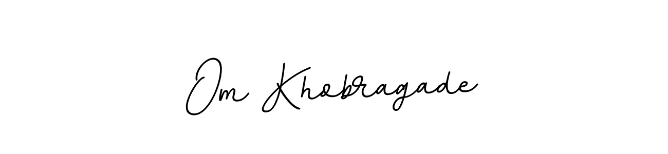 Use a signature maker to create a handwritten signature online. With this signature software, you can design (BallpointsItalic-DORy9) your own signature for name Om Khobragade. Om Khobragade signature style 11 images and pictures png