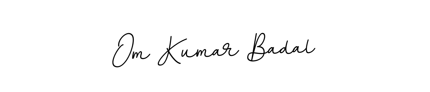 Om Kumar Badal stylish signature style. Best Handwritten Sign (BallpointsItalic-DORy9) for my name. Handwritten Signature Collection Ideas for my name Om Kumar Badal. Om Kumar Badal signature style 11 images and pictures png