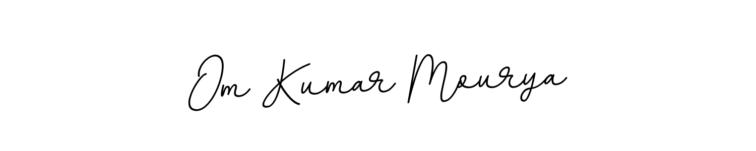 Use a signature maker to create a handwritten signature online. With this signature software, you can design (BallpointsItalic-DORy9) your own signature for name Om Kumar Mourya. Om Kumar Mourya signature style 11 images and pictures png