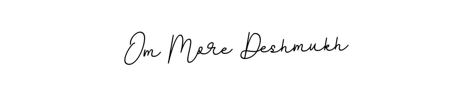 Also we have Om More Deshmukh name is the best signature style. Create professional handwritten signature collection using BallpointsItalic-DORy9 autograph style. Om More Deshmukh signature style 11 images and pictures png