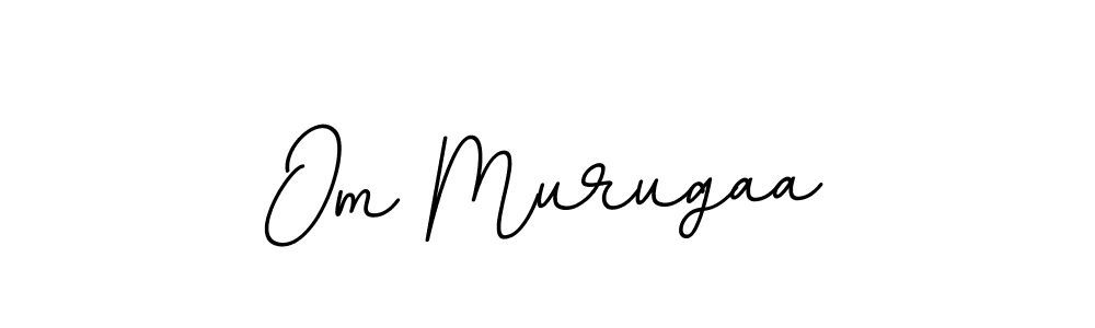 How to make Om Murugaa name signature. Use BallpointsItalic-DORy9 style for creating short signs online. This is the latest handwritten sign. Om Murugaa signature style 11 images and pictures png