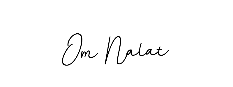 Use a signature maker to create a handwritten signature online. With this signature software, you can design (BallpointsItalic-DORy9) your own signature for name Om Nalat. Om Nalat signature style 11 images and pictures png