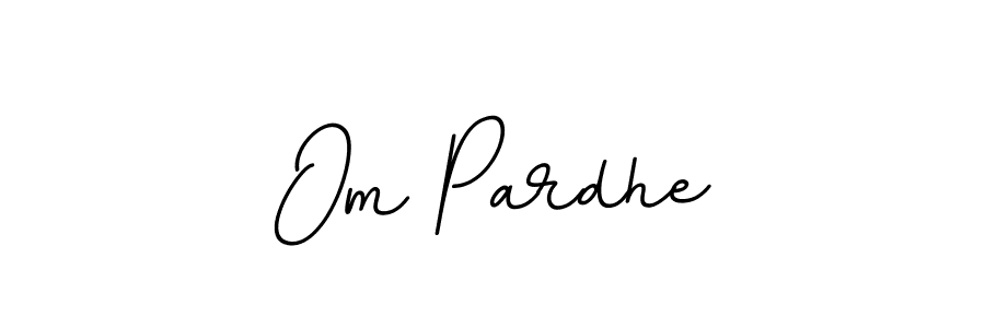 Also we have Om Pardhe name is the best signature style. Create professional handwritten signature collection using BallpointsItalic-DORy9 autograph style. Om Pardhe signature style 11 images and pictures png