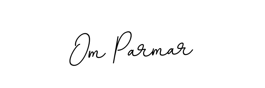 Design your own signature with our free online signature maker. With this signature software, you can create a handwritten (BallpointsItalic-DORy9) signature for name Om Parmar. Om Parmar signature style 11 images and pictures png