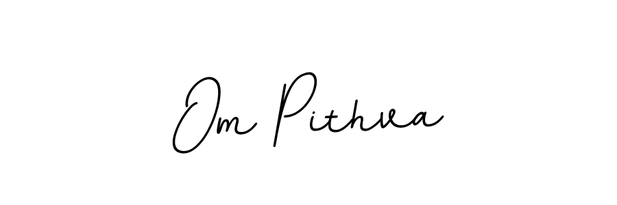 How to make Om Pithva signature? BallpointsItalic-DORy9 is a professional autograph style. Create handwritten signature for Om Pithva name. Om Pithva signature style 11 images and pictures png