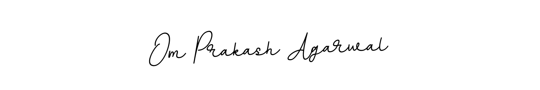 The best way (BallpointsItalic-DORy9) to make a short signature is to pick only two or three words in your name. The name Om Prakash Agarwal include a total of six letters. For converting this name. Om Prakash Agarwal signature style 11 images and pictures png