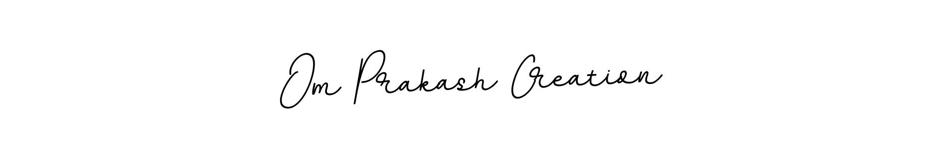 if you are searching for the best signature style for your name Om Prakash Creation. so please give up your signature search. here we have designed multiple signature styles  using BallpointsItalic-DORy9. Om Prakash Creation signature style 11 images and pictures png