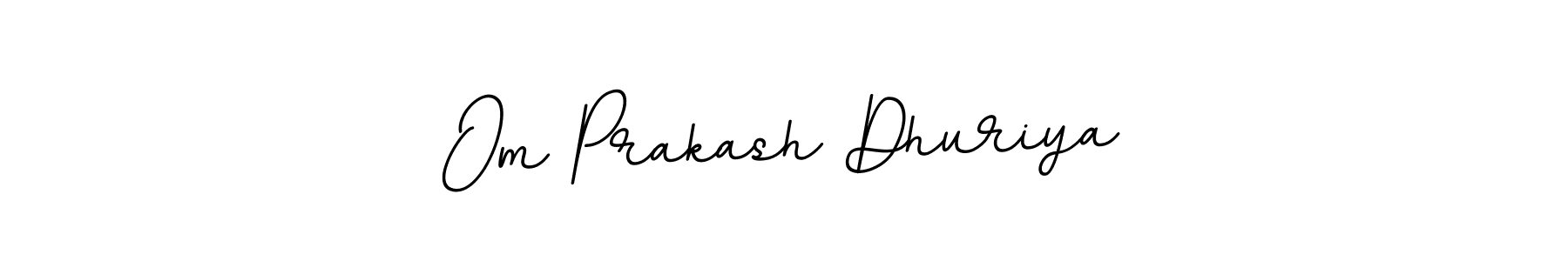 Create a beautiful signature design for name Om Prakash Dhuriya. With this signature (BallpointsItalic-DORy9) fonts, you can make a handwritten signature for free. Om Prakash Dhuriya signature style 11 images and pictures png