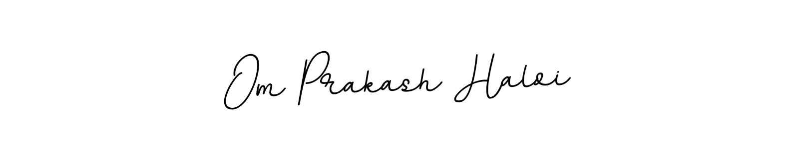 Design your own signature with our free online signature maker. With this signature software, you can create a handwritten (BallpointsItalic-DORy9) signature for name Om Prakash Haloi. Om Prakash Haloi signature style 11 images and pictures png