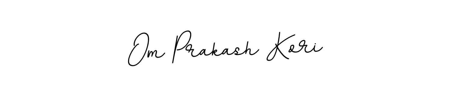 This is the best signature style for the Om Prakash Kori name. Also you like these signature font (BallpointsItalic-DORy9). Mix name signature. Om Prakash Kori signature style 11 images and pictures png
