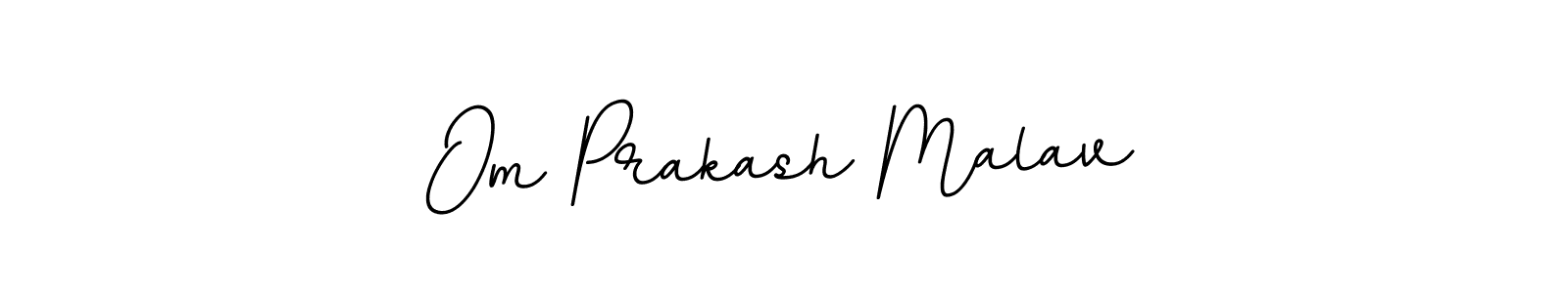 Om Prakash Malav stylish signature style. Best Handwritten Sign (BallpointsItalic-DORy9) for my name. Handwritten Signature Collection Ideas for my name Om Prakash Malav. Om Prakash Malav signature style 11 images and pictures png